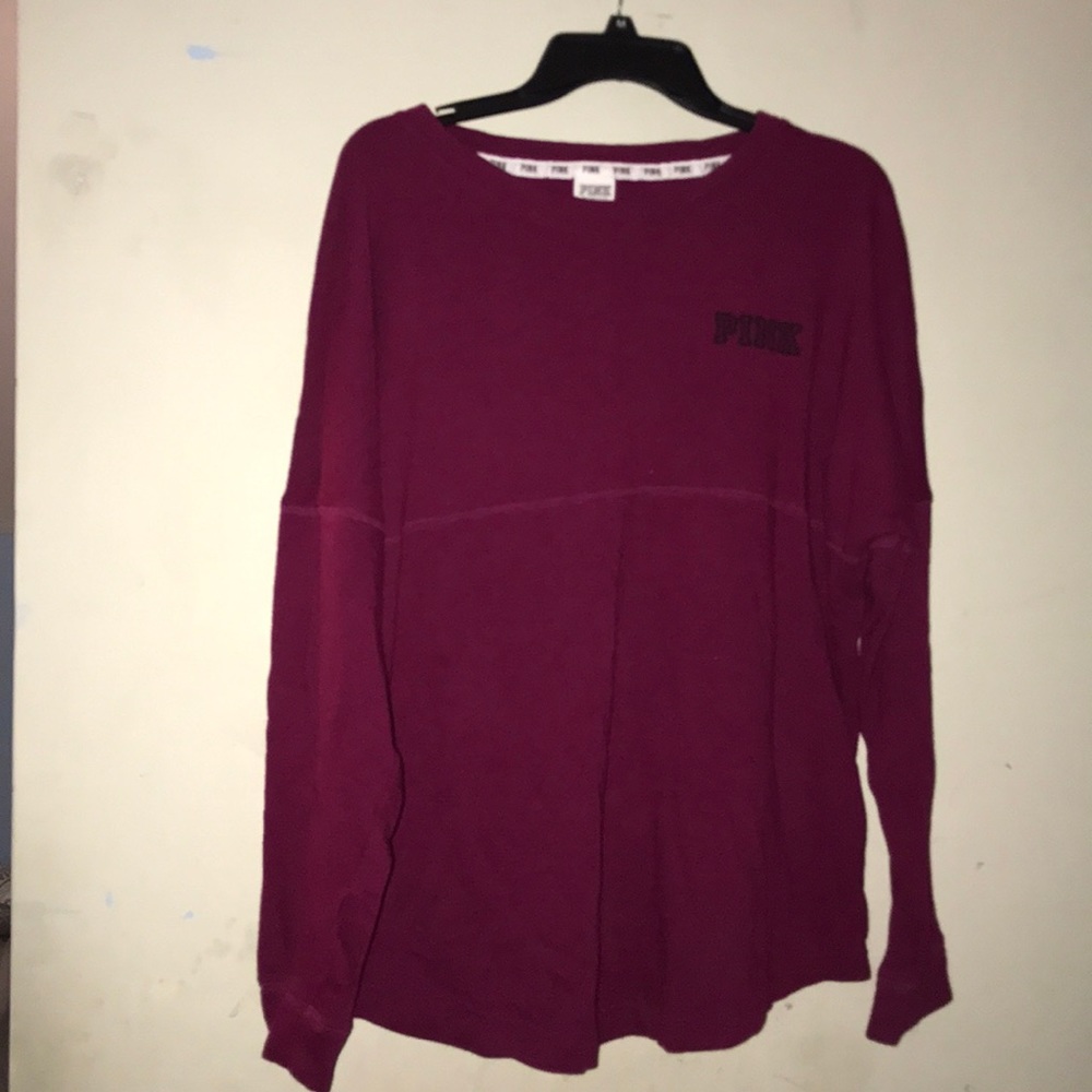 Maroon pink shirt